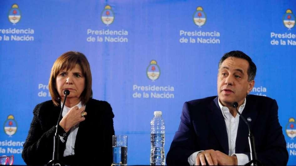 Bullrich y Finocchiaro, conferencia de prensa