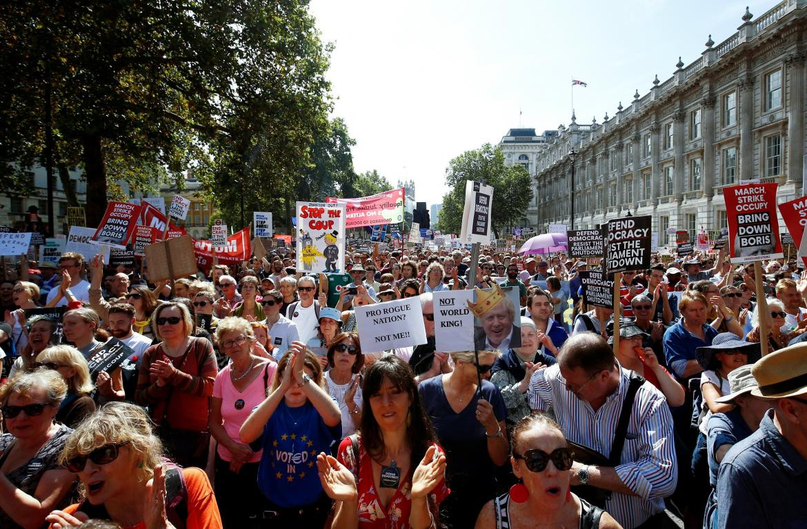 Protesta en Reino Unido, REUTERS