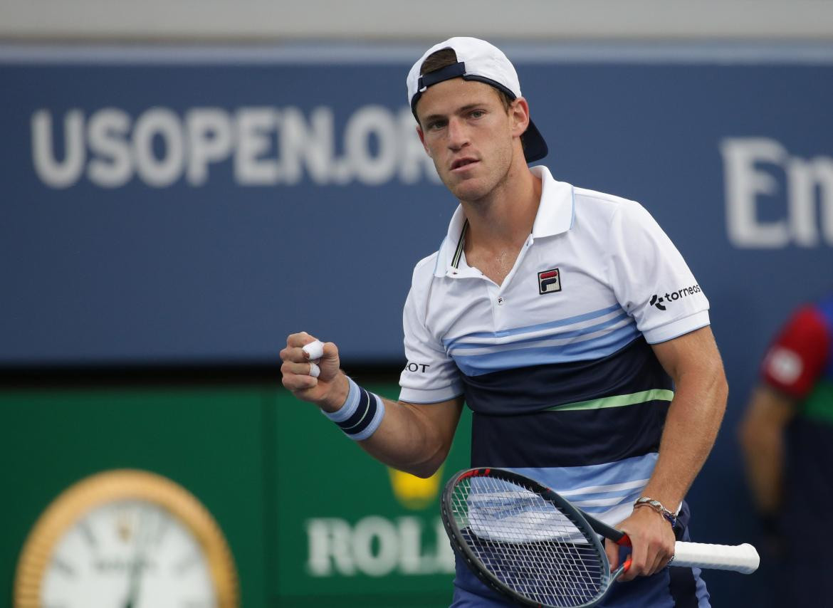 Diego Schwartzman en el US Open, REUTERS