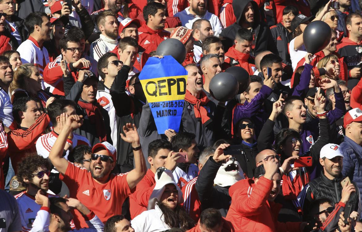 Superclásico, hinchas de River, Monumental, Agencia NA	