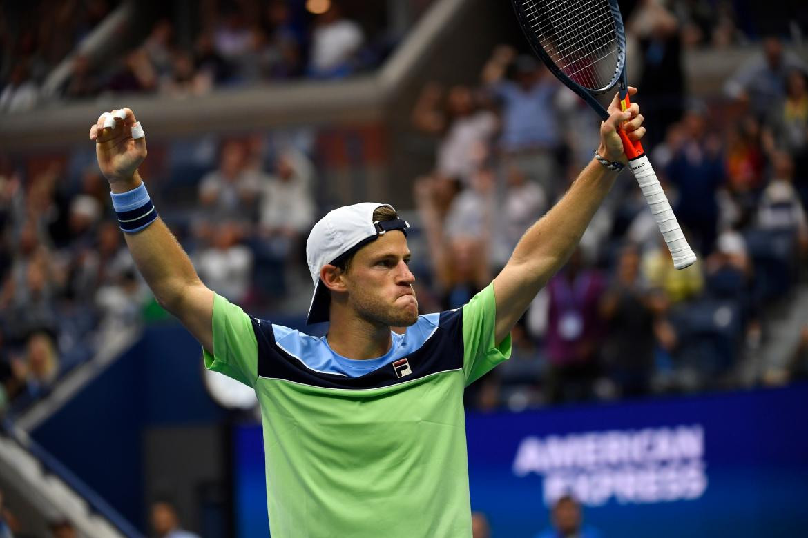 Diego Schwartzman en el US Open, REUTERS