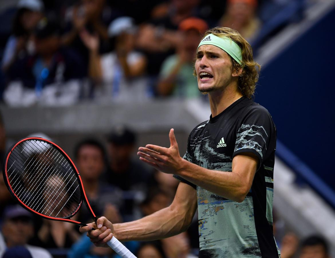 Diego Schwartzman saluda a Zverev en el US Open, TENIS, REUTERS