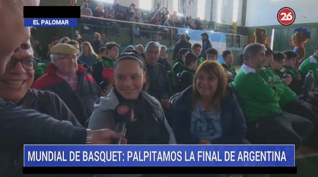 Mundial de básquet, móvil Canal 26