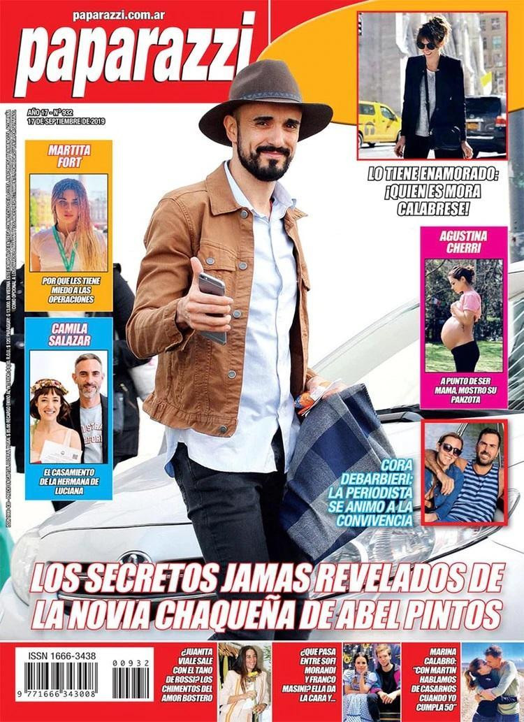 Tapa de Revista Paparazzi, 18 de Septiembre, Abel Pintos