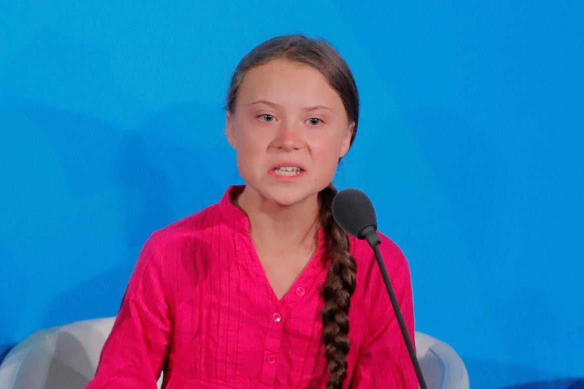 Greta Thunberg en la ONU, REUTERS