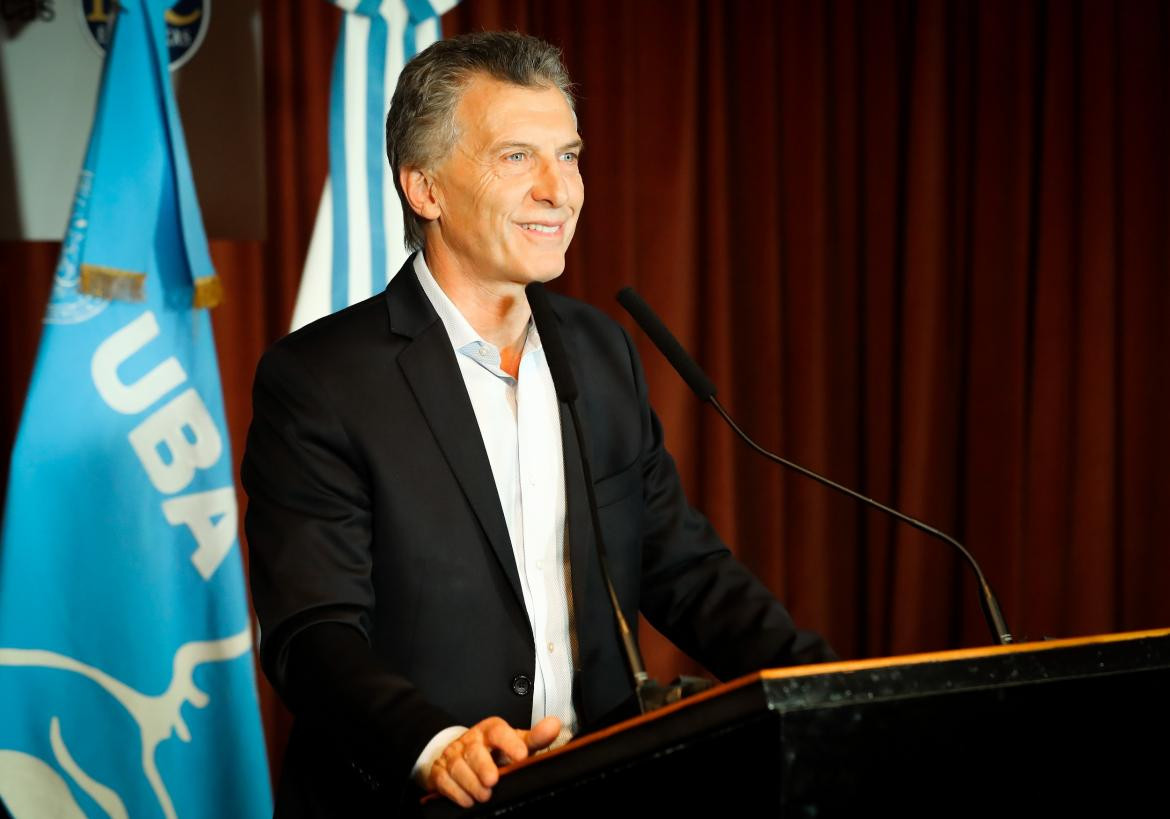 Mauricio Macri, UBA, Agencia NA