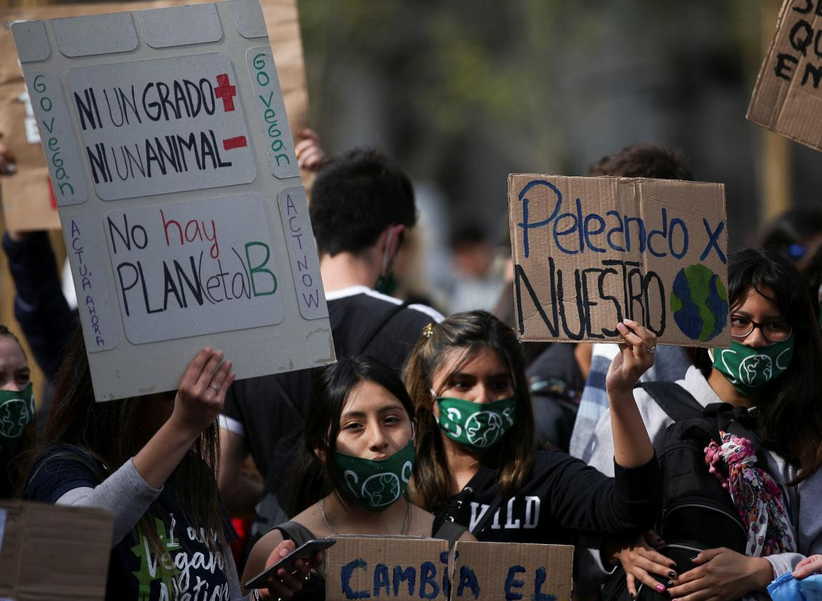 Marchas contra cambio climático, Buenos Aires, REUTERS