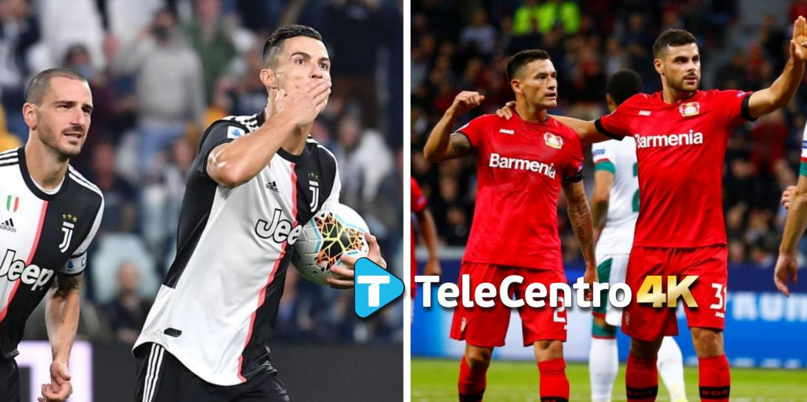 Champions League, Juventus vs Bayer Leverkusen, TeleCentro 4K