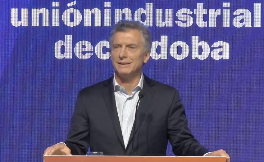 Mauricio Macri en Coloquio de Industria de Córdoba