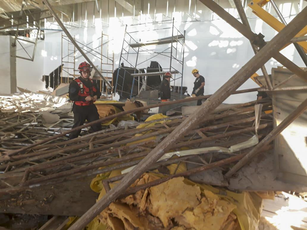 Derrumbe en el Aeropuerto de Ezeiza, AGENCIA NA