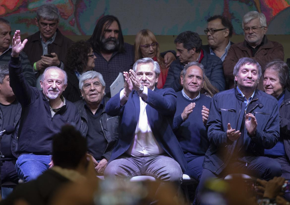 Alberto Fernández en el Congreso Nacional de la CTA, NA