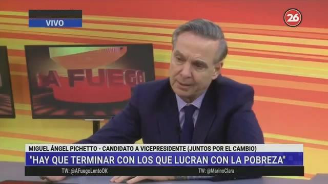 Miguel Ángel Pichetto en Canal 26