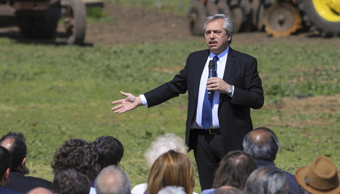 Alberto Fernández, presentación de 