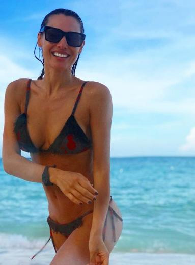 Pampita, vacaciones, chica hot