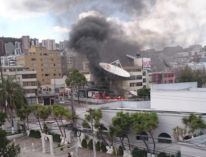 Jornada de protestas en Ecuador, incidentes, REUTERS