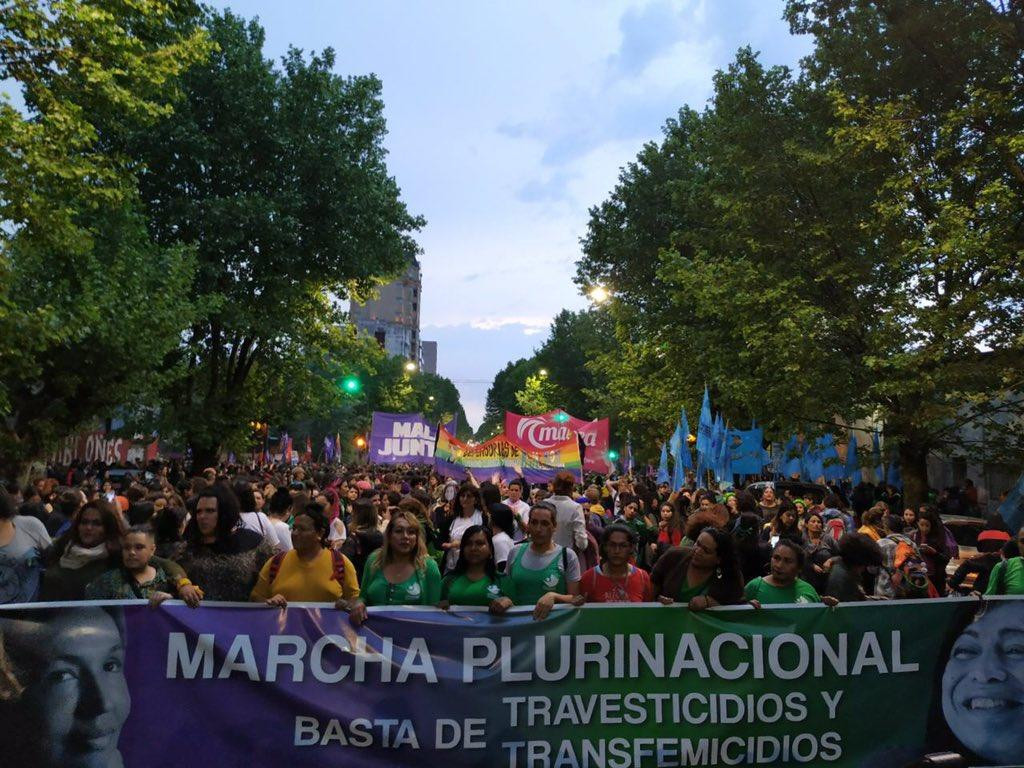 Encuentro Nacional de Mujeres, La Plata, marcha