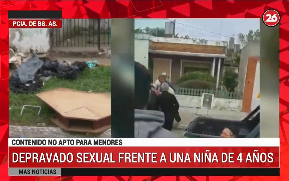 Intentaron linchar a un depravado en San Miguel, CANAL 26