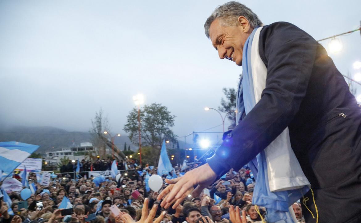 Mauricio Macri en Córdoba, marcha Sí, se puede, Agencia NA