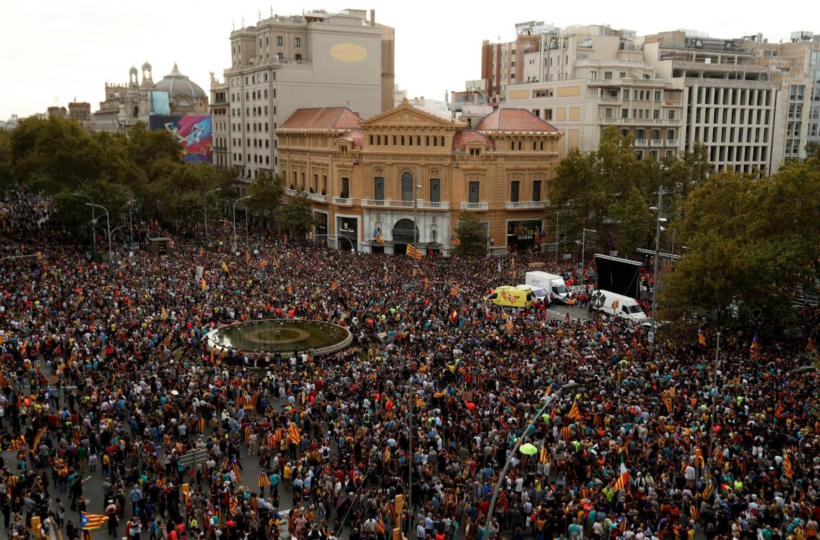 Protestas en Barcelona, REUTERS