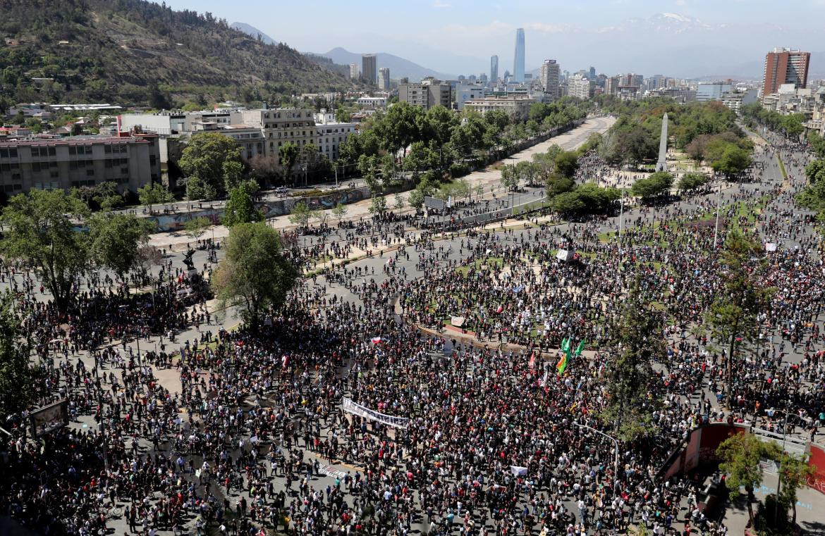 Manifestaciones, protestas y tensión en Chile, REUTERS	