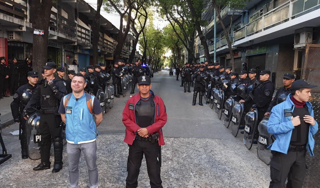 Superclásico, Copa Libertadores, Policía de la Ciudad, Boca, River, NA