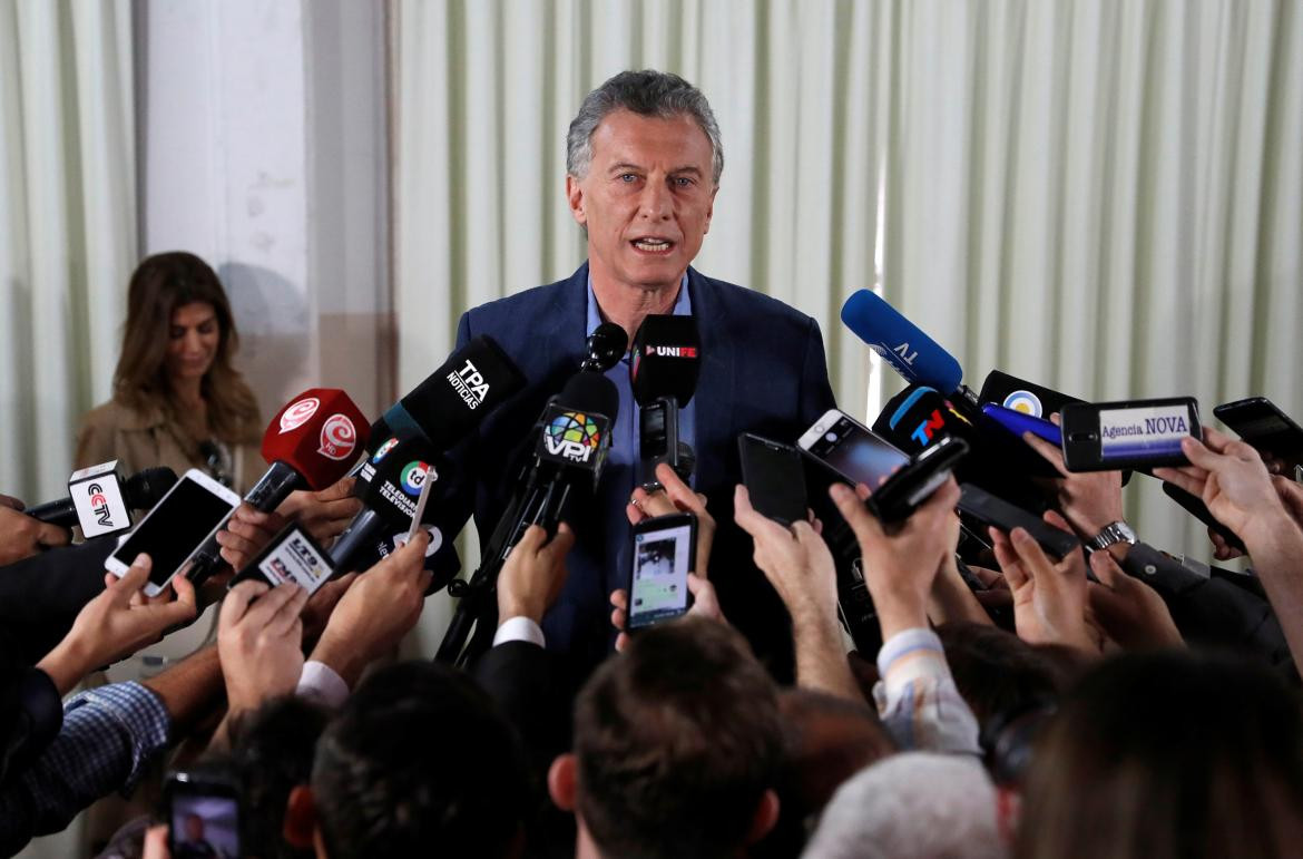 Mauricio Macri en las elecciones 2019, REUTERS