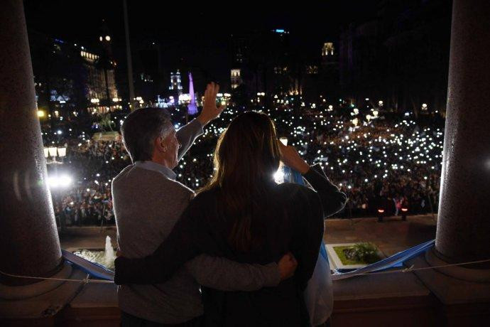 Mauricio Macri, Plaza de Mayo