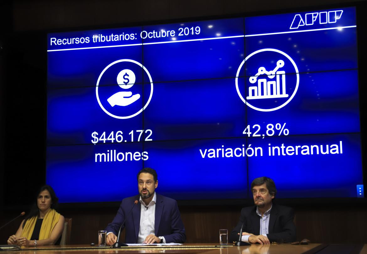 Leandro Cuccioli, titular de AFIP, sobre recaudación de octubre, AGENCIA NA