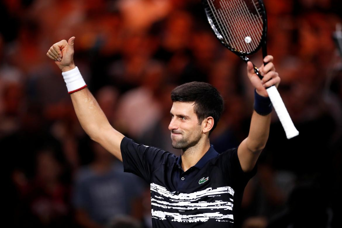 Triunfo de Novak Djokovic en el Masters 1000 de Paris, REUTERS