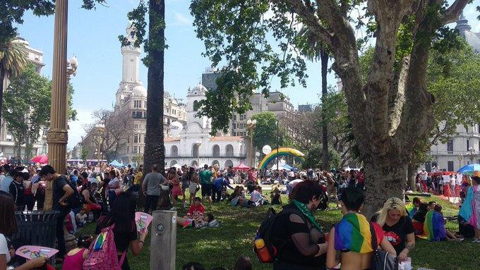 Marcha del orgullo en Buenos Aires