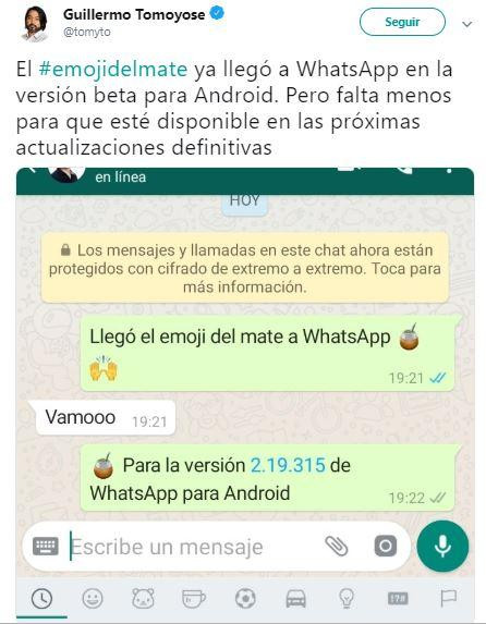 Emoji del Mate, Android