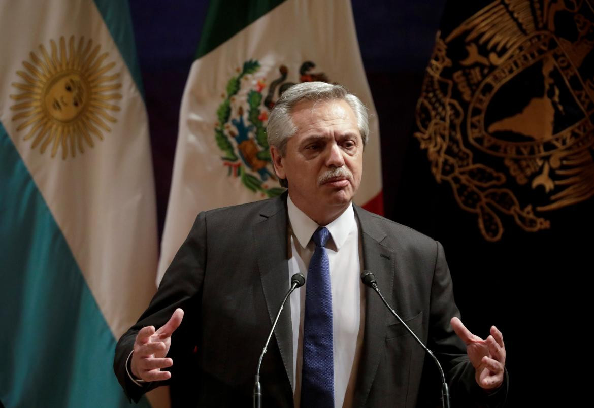 Alberto Fernández en México, REUTERS