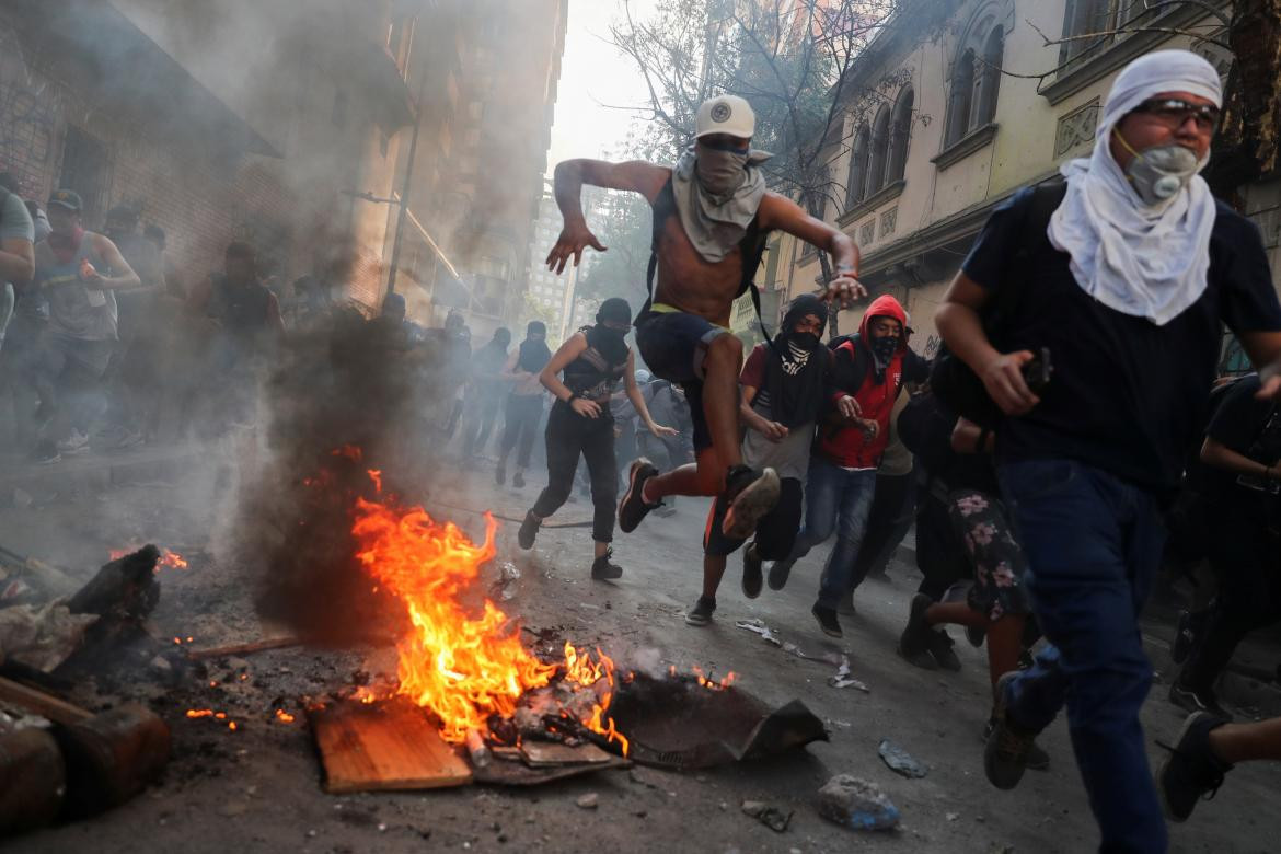 Incidentes en Chile, Santiago de Chile, REUTERS	