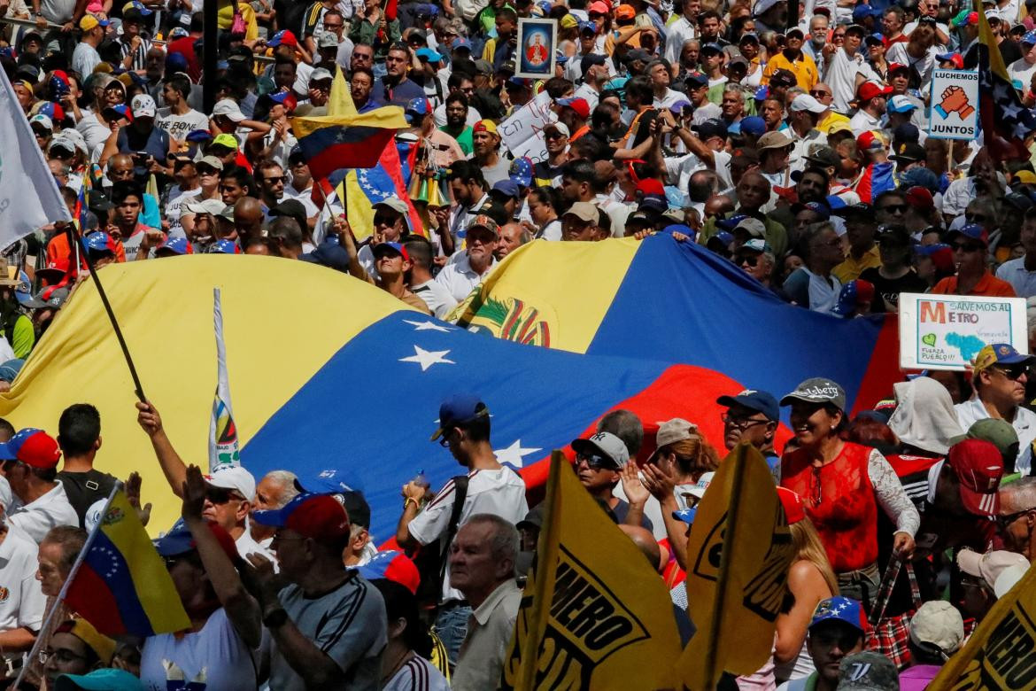 Crisis en Venezuela, manifestación, REUTERS