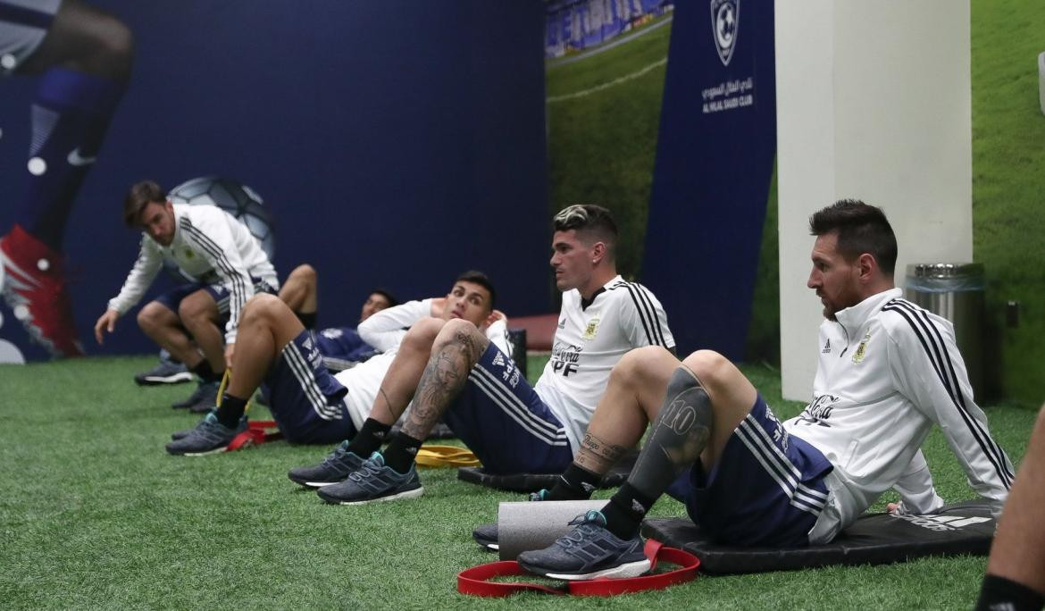 Selección Argentina, entrenamiento, foto AFA