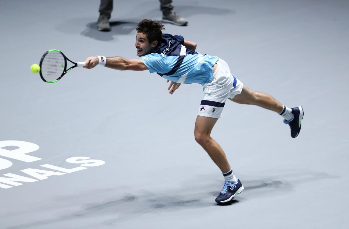 Guido Pella en la Copa Davis, REUTERS