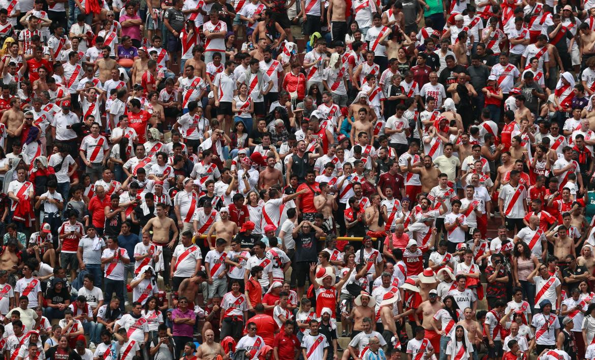 Hinchas de River en la final de la Copa Libertadores, REUTERS