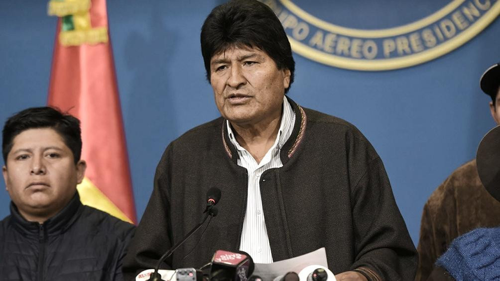 Evo Morales, ex presidente de Bolivia