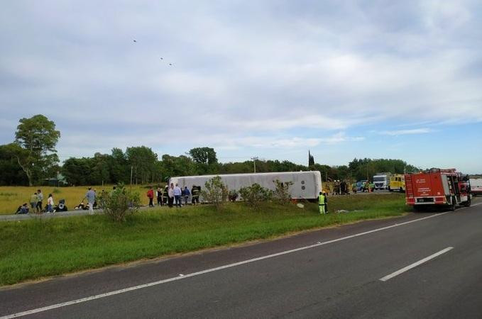 Accidente de micro fatal en Lezama