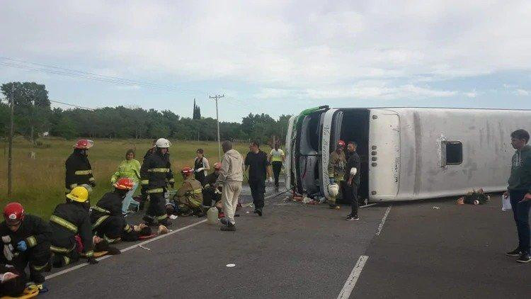 Accidente de micro fatal en Lezama