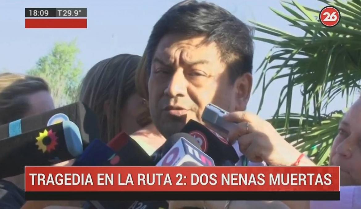 Tragedia en Ruta 2, Canal 26, parte médico	