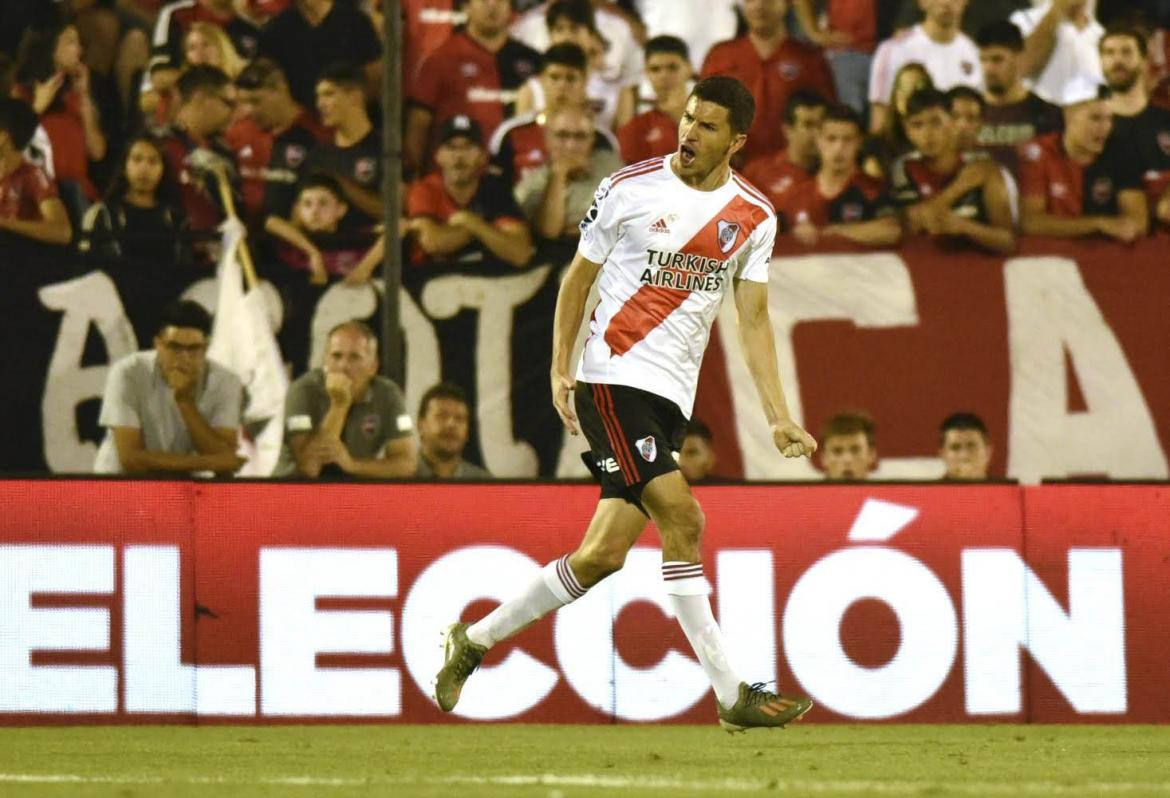 Festejo de River ante Newells por la Superliga, AGENCIA NA