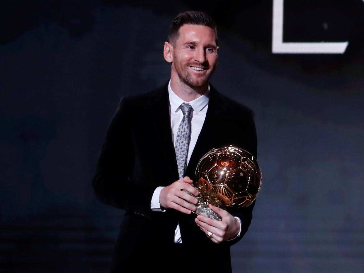 Lionel Messi ganó su sexto Balón de Oro, Balloon DOr, REUTERS