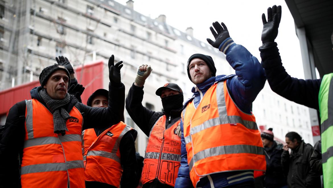 Huelga en París, protestas, REUTERS