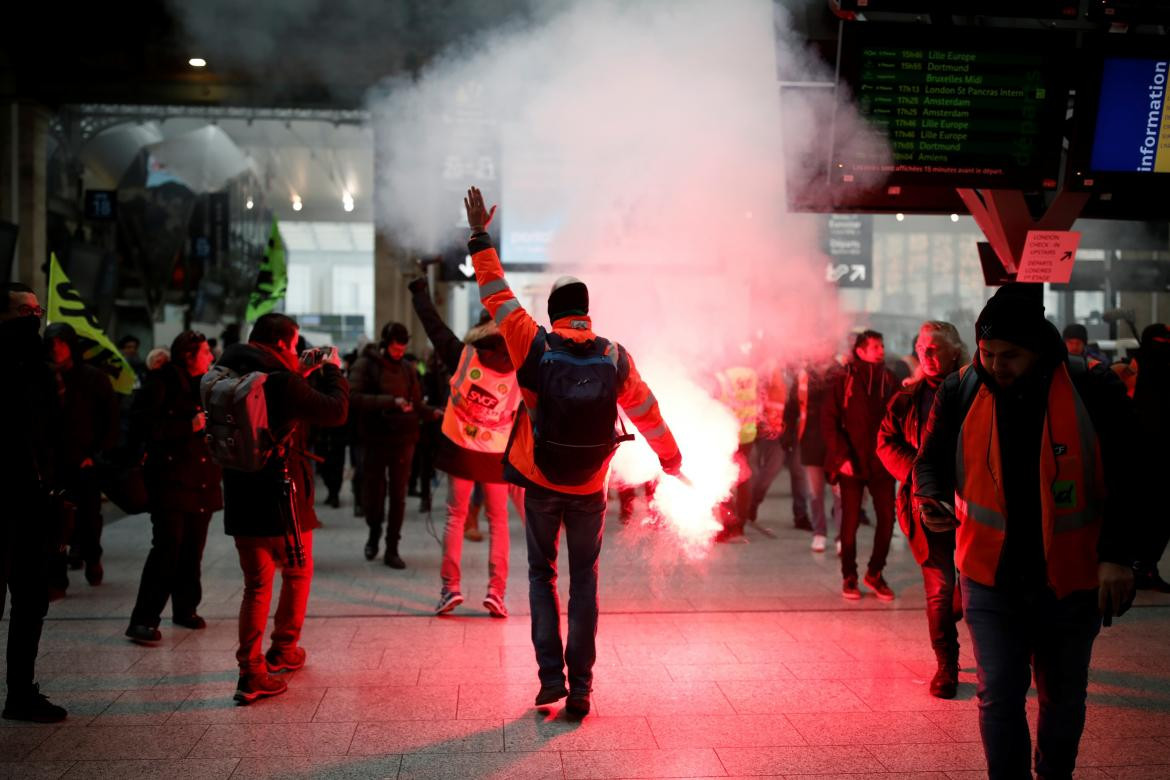 Huelga en París, protestas, REUTERS