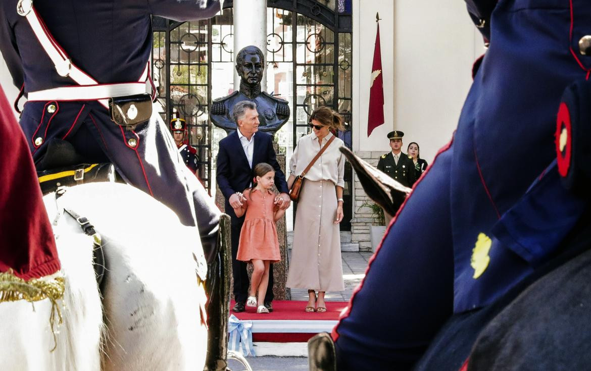 Mauricio Macri y su familia, NA