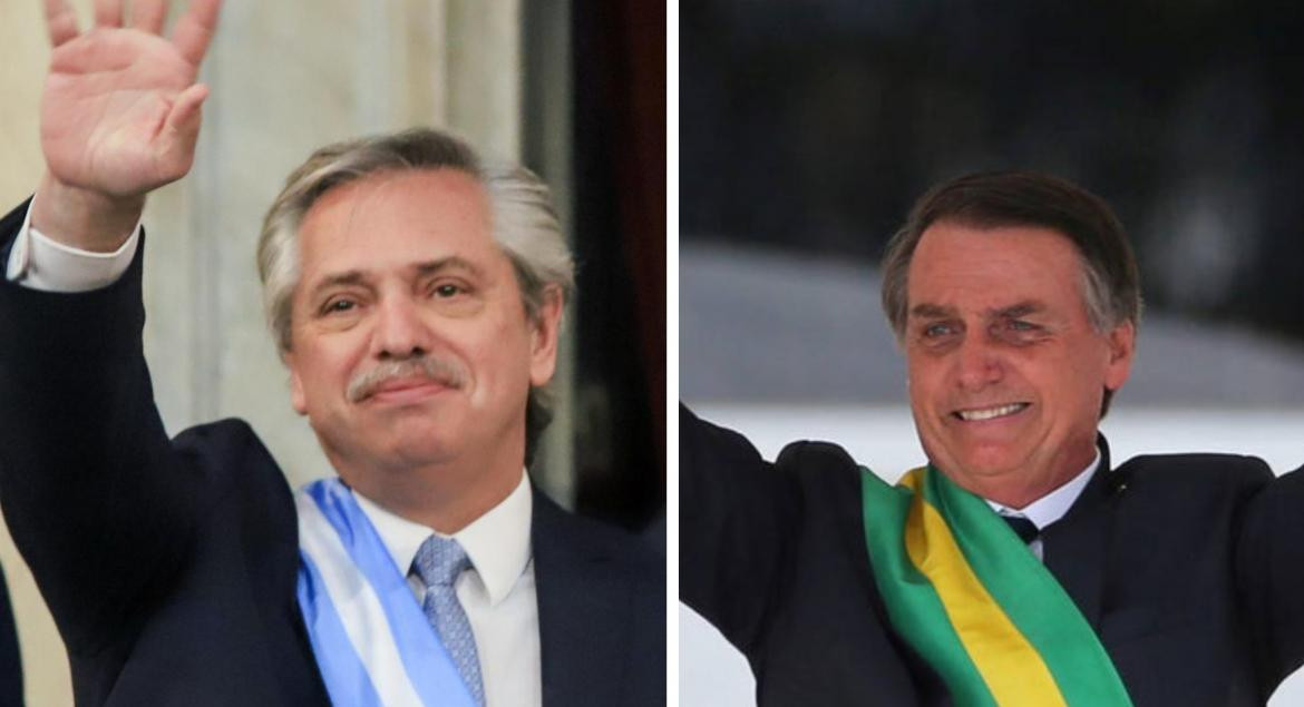 Alberto Fernández y Jair Bolsonaro