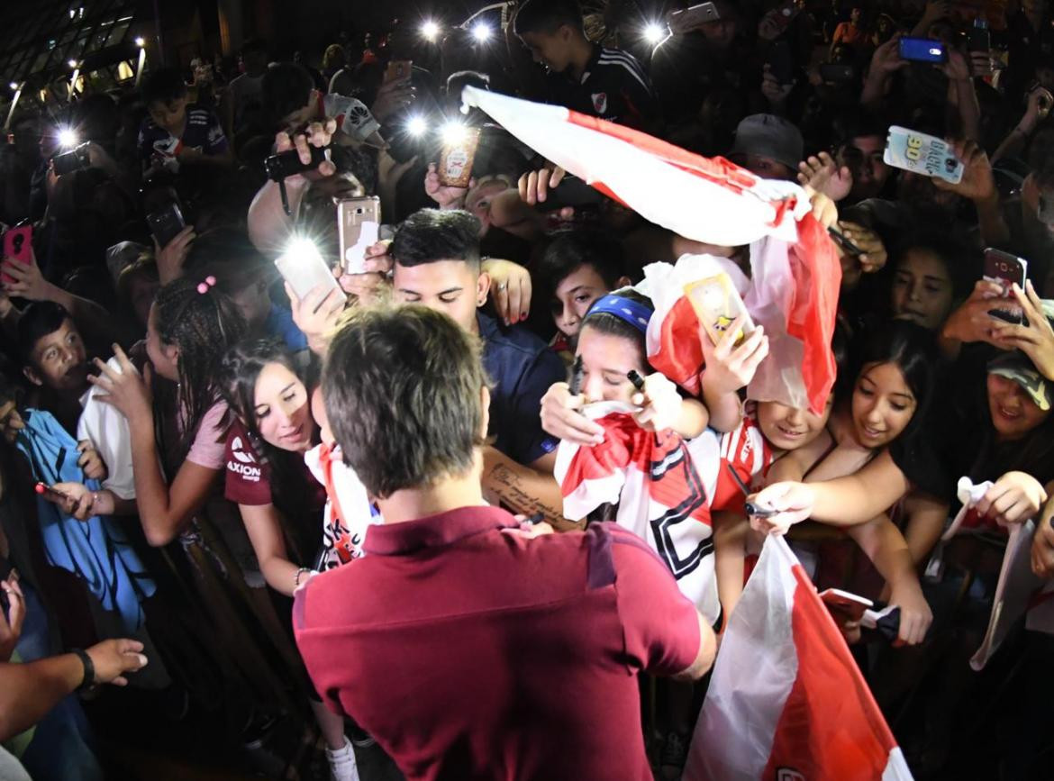 Llegada de River a Mendoza, foto Twitter River Plate