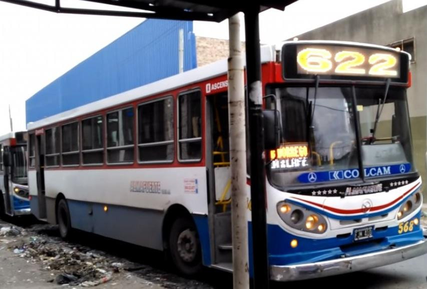 Colectivero agredido en Laferrere	