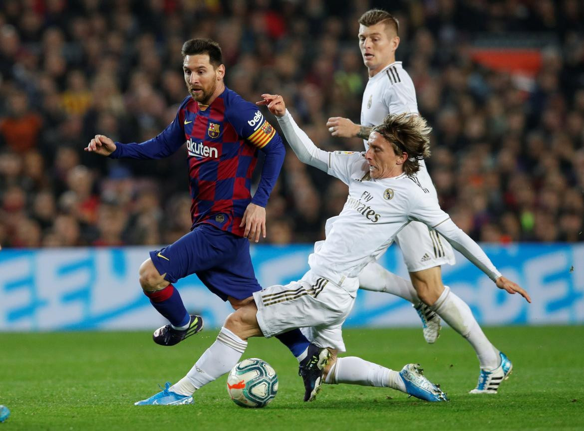 Barcelona vs Real Madrid, La Liga, España, REUTERS